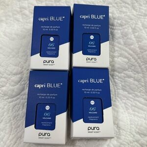 Pura Home Fragrance Diffuser Refill 4x Volcano Capri Blue Anthropology